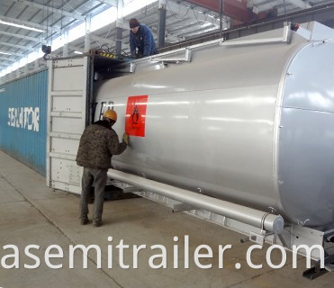 36000-45000 liters fuel oil tank trailer for malawi